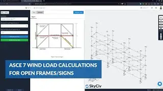 ASCE 7 Wind Load Calculations for Open Frames/Signs