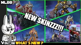 NEW HERO SKINZZZ INCOMING!!! - MOBILE LEGENDS WHAT’S NEW? VOL. 32