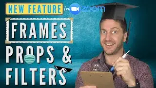 Built-In Zoom Video Filters | How to Use Virtual Frames & Effects | (Sep 2020 NEW FEATURE!)