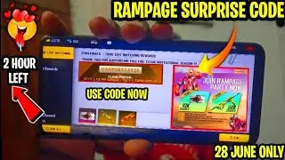 Rampage Redeem Code Free Rewards | Moco Store Today Night Updated -Garena Free Fire