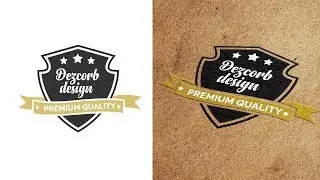 How to design a retro logo in photoshop cs6  | Logo Design Tutorial