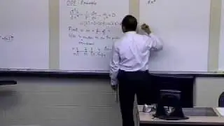 Chapter 08.07: Lesson: Finite Difference Method for Solving ODEs: Example: Part 1 of 2