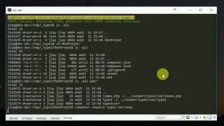 TYPO3 v8 - Utilisation de composer