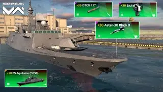 FS Aquitaine (D650) - New Event Ship Review & First Gameplay - Modern Warships