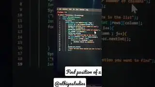 Find position of x in 2d Array | Java program 