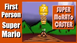 First Person Perspective Super Mario Bros.  in Python Pygame with Raycasting