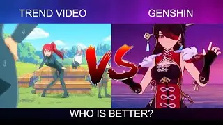 Toca Toca Dance BATTLE | TREND VIDEO VS GENSHIN