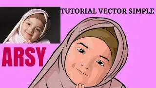 HOW TO DRAW ARSY HERMANSYAH VECTOR DIGITAL DRAWING VECTOR