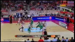 Olympiacos - Spanoulis pick and roll vs Zalgiris game 1 and 2