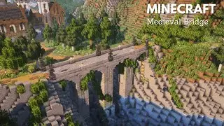 Minecraft: How to build a Medieval Bridge | Minecraft Tutorial