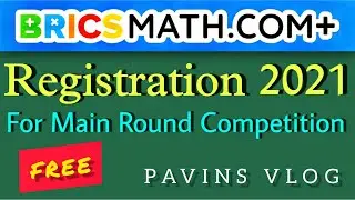 How To Register For Bricsmath Main Round 2021|International Competition