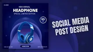 Social Media Post Design | Graphic Design Tutorial Illustrator | Illustrator Tutorial