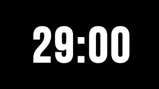29 Minute Timer with Alarm (Countdown)