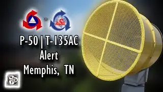 ACA P-50 | American Signal T-135AC Siren Test - Alert - Memphis, TN