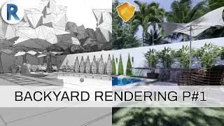 Enscape 2.9 | Backyard Rendering in Revit+Enscape 2.9 | Part 1