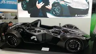 Hybrid Sport Car. Messe 2022