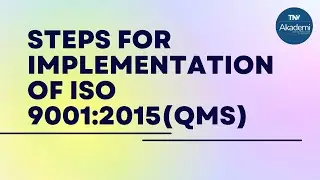Steps for Implementation of ISO 9001:2015 (QUALITY MANAGMENT SYSTEM)