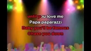 Paparazzi, lyrics - Lady Gaga karaoke