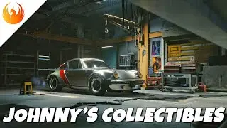 Cyberpunk 2077 | All Johnny Silverhand Collectibles | Breathtaking Trophy