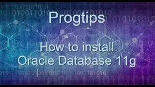 How to install Oracle 11g