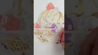 Let's Draw... An Ice Cream Sundae  #prismacolorpencils #drawing #colorpencil #colourpencil #art