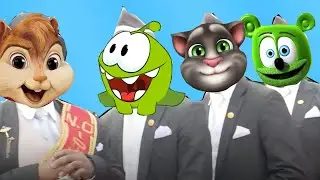 Om Nom & Gummy Bear & Alvin and The Chipmunks & Talking Tom - Coffin Dance Song (Cover)