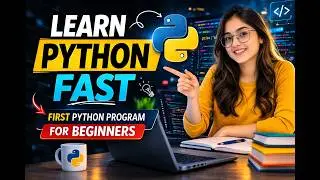 Learn Python Fast | First Python Program for Beginners