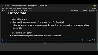 Data Science using Python - Data Visualization Part 1