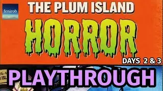 The Plum Island Horror Board Game | Playthrough (Days 2 & 3)