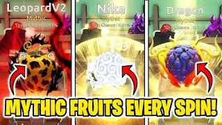 HOW TO GET MYTHIC FRUITS EVERY SPIN IN FRUIT BATTLEGROUNDS!