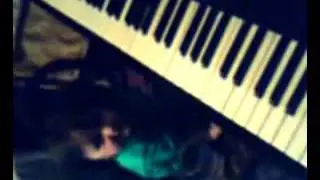 Anna plays and sings the anthem of Armenia