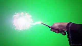 Magic stick green screen video effect