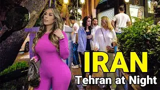 Tehran City NightLife!! 🇮🇷 Night Walk In Center of TEHRAN | IRAN ایران