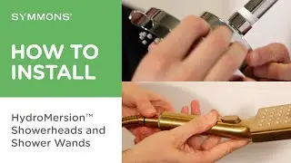 How to Install a Showerhead and Shower Wand | Symmons Industries