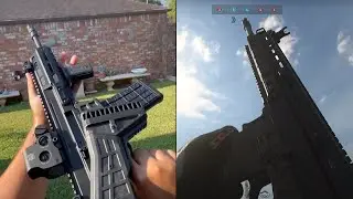 MTZ 762 Real Life VS Modern Warfare 3 - (CZ BREN 2)