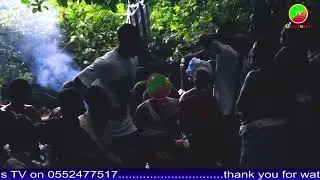 The second day of the assin gomoa festival (inside the gods forest)