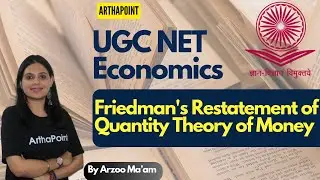 Friedman's Restatement of Quantity Theory of Money | UGC NET JRF Economics | NET Economics Coaching