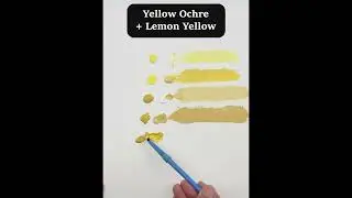 Creating  Yellow Colors with Micro-Mark Basic Color Acrylic Paint Set!