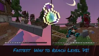 FASTEST Way To Reach LEVEL 75 on Hive Skywars! (Minecraft Bedrock)