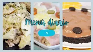 Una comida completa la que te traigo en este MENÚ DIARIO #2