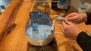 Review AquaOasis™ Cool Mist Humidifier {2.2L Water Tank} Quiet Ultrasonic Humidifiers