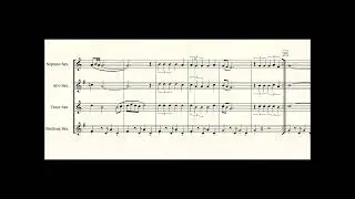 La Paloma for Saxophone quartet.