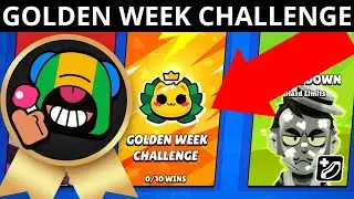 Completing the GOLDEN WEEK Challenge in Brawl stars!