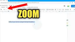 CARA MENGGUNAKAN FITUR MENU ZOOM DI GOOGLE DOCS