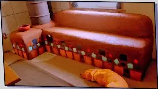 Complete Build of Rocket Stove Mass Heater with Homemade Mortar & Cob