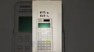 Casio fx-115 ES 2nd Edition: Library of Constants. #math