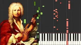 The Four Seasons - Summer - Antonio Vivaldi [Piano Tutorial] (Synthesia)