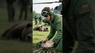 Dramatic Helicopter Rescue: Brave Heroes Save Bear in Heart-Pounding Full Story