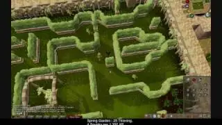 The Thieving minigame : Sorceress's Garden, ALL 4 in 3 1/2 minutes.
