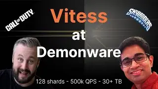 Vitess at Demonware